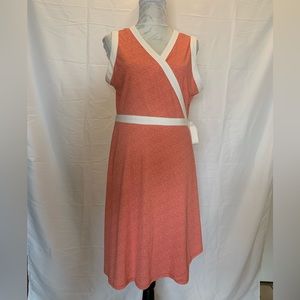 Tommy Hilfiger dress orange white size 14 new with tag